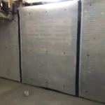 A basement cavity drainage system installed in Liverpool by Timberwise