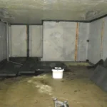 The-basement-showing-membrane-and-foamglas