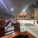 Seating in the main theatre stage area.