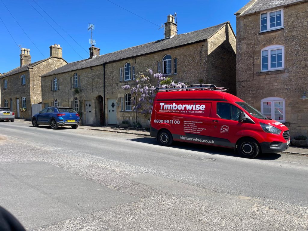 Woodworm moreton in marsh 26 05 26 van 2 Timberwise
