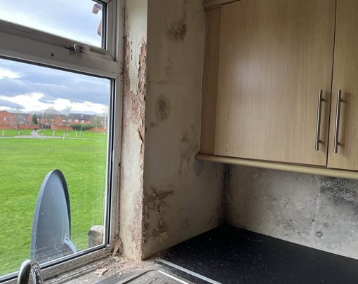 What Do Awaab’s Law Updates Mean for Estate & Letting Agents? 7 condensation damage in a kitchen Timberwise
