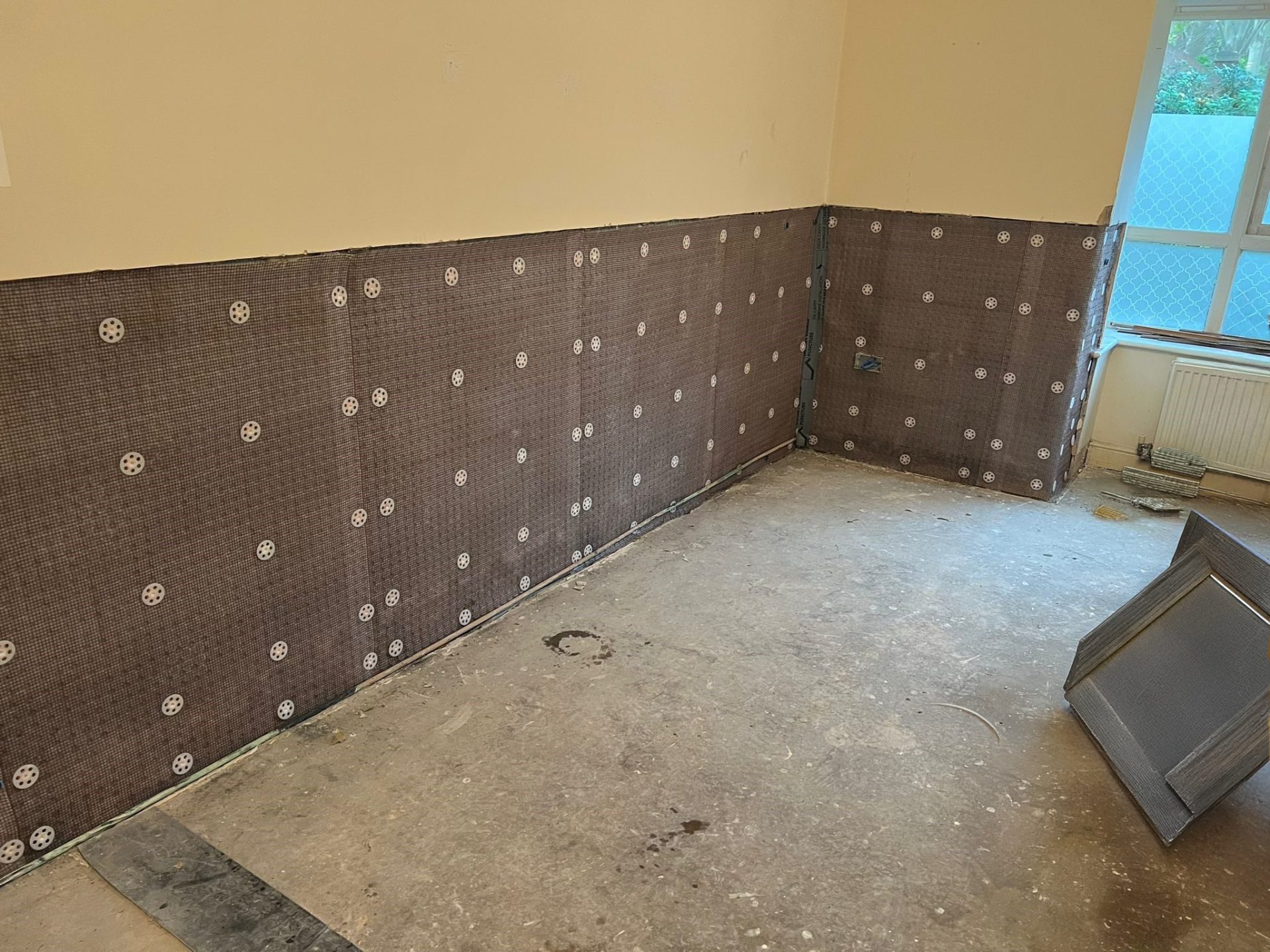 Basement Waterproofing 18 A clean tidy waterproofing install in Leeds Timberwise