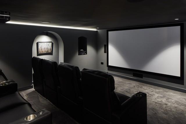 Basement Waterproofing 16 home cinema basement conversion after Timberwise