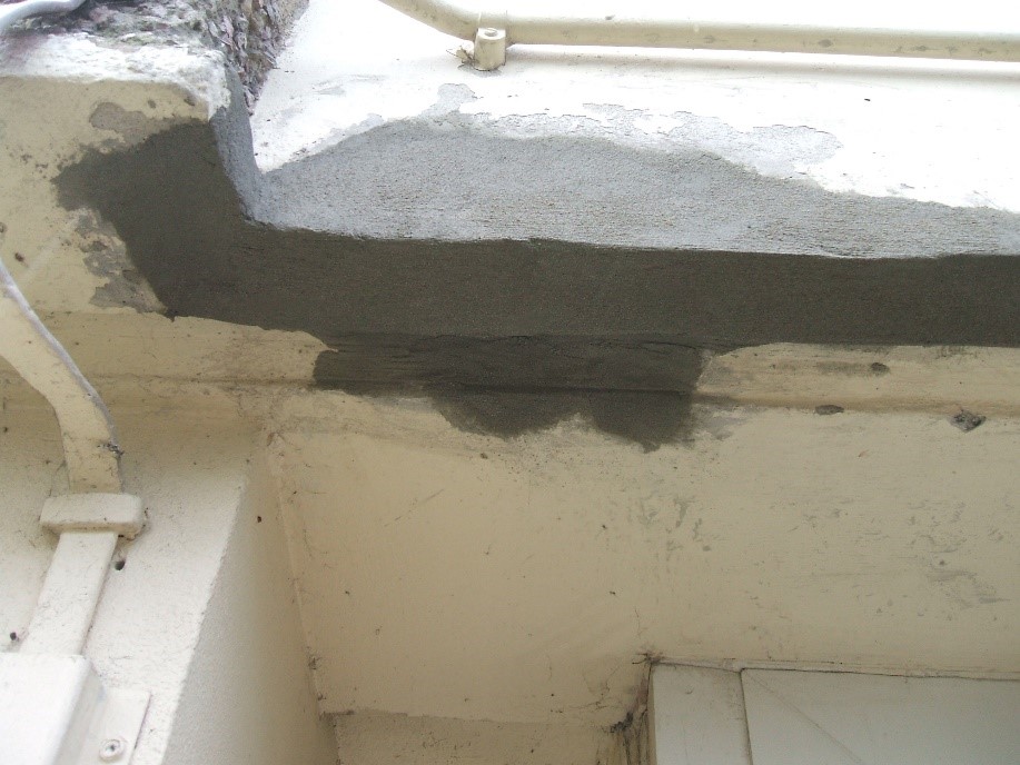 Commercial Concrete Damage in London: Causes, Risks & Repair Solutions 2 Concrete repairs to a windowsill