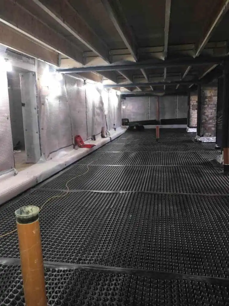 Type C Basement Waterproofing in Sheffield Timberwise