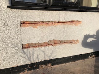 Crack Stitching for Commercial Buildings: A Structural Repair Guide 3 Completed Crack stitching repairs