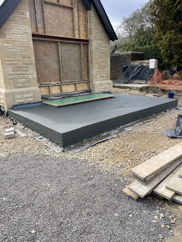 essex new concrete slab pour Timberwise