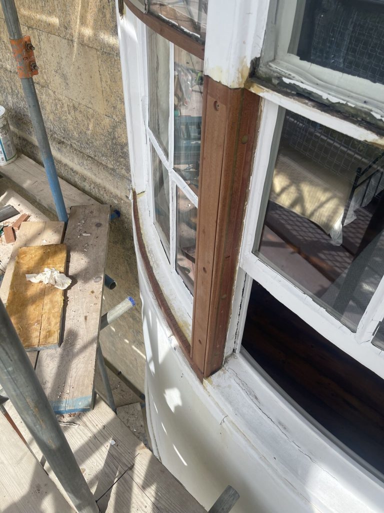 Is it Better to Repair or Replace My Timber Windows? 4 Timber splicing repairs on a window